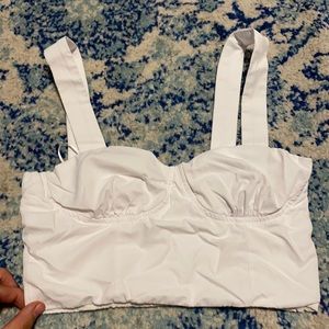 To fess Polly crop top